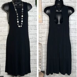 Mossimo Sexy Black Open Back Dress Size Medium Cocktail Party Holiday